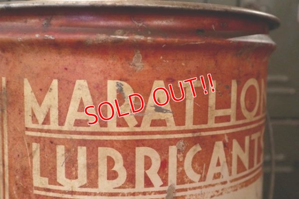 画像4: dp-180701-53 MARATHON LUBRICANTS / 1940's 25 Pounds Can