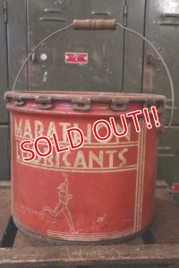 dp-180701-54 MARATHON LUBRICANTS / 1930's 25 Pounds Can