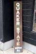 画像1: dp-180801-07 QUAKER STATE MOTOR OIL / 1940's Metal Sign (1)