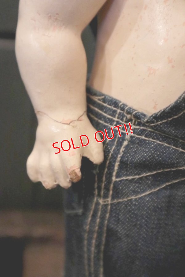 画像9: ct-180801-26 Lee / Buddy Lee 1920's Composition Doll "Overall"