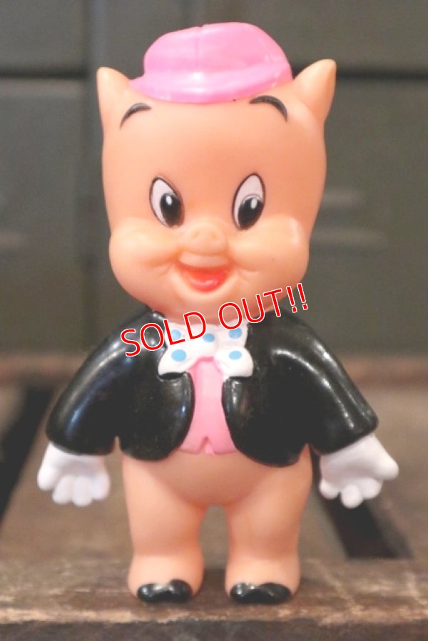 画像1: ct-180801-19 Porky Pig / DAKIN 1970's Soft Vinyl Figure