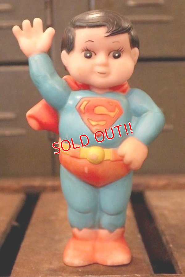 画像1: ct-180801-16 Superman / Super Juniors 1978 Soft Vinyl Doll