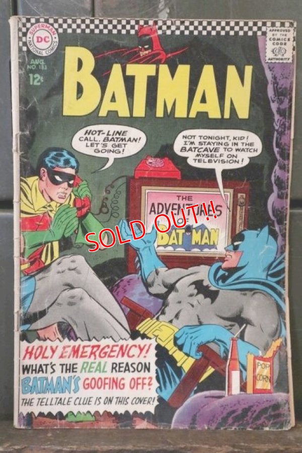 画像1: bk-180801-05 BATMAN / Aug. 1966 No.183 Comic
