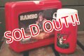 ct-120717-03 RAMBO: First Blood Part II / Thermos 1985 Plastic Lunchbox
