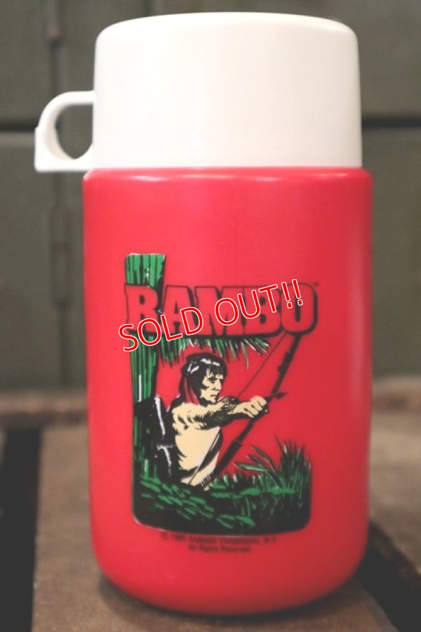 画像10: ct-120717-03 RAMBO: First Blood Part II / Thermos 1985 Plastic Lunchbox