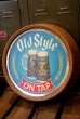 画像2: dp-180801-21 Old Style Beer / 1980's Barrel Lighted Sign (2)