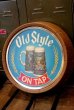 画像2: dp-180801-21 Old Style Beer / 1980's Barrel Lighted Sign (2)