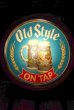画像3: dp-180801-21 Old Style Beer / 1980's Barrel Lighted Sign