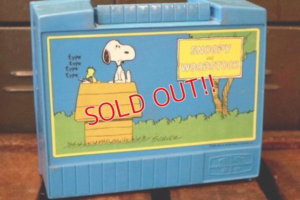 画像5: ct-180801-05 Snoopy and Woodstock / Thermos 1970's Lunchbox