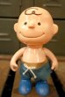 画像1: ct-180801-31 Charlie Brown / Determined 1970's Action Doll (1)