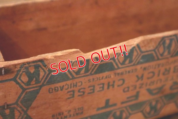 画像7: dp-180701-94 Kraft / Vintage Cheese Wood Box (L)