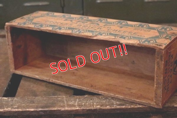 画像6: dp-180701-94 Kraft / Vintage Cheese Wood Box (L)