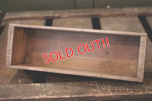 画像6: dp-180701-93 Kraft / Vintage Cheese Wood Box (S)