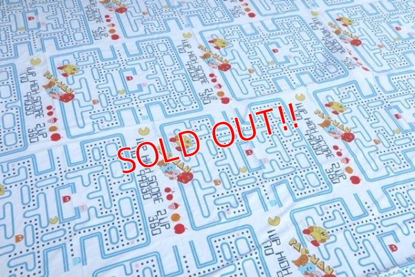画像5: ct-1807001-21 Pac-Man / 1980's Flat Sheet (Twin Size)