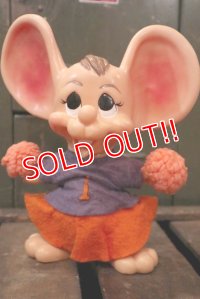 ct-180801-60 ROYALTY Industries / 1970's Roy Des of Florida Mouse Bank "Cheerleader"