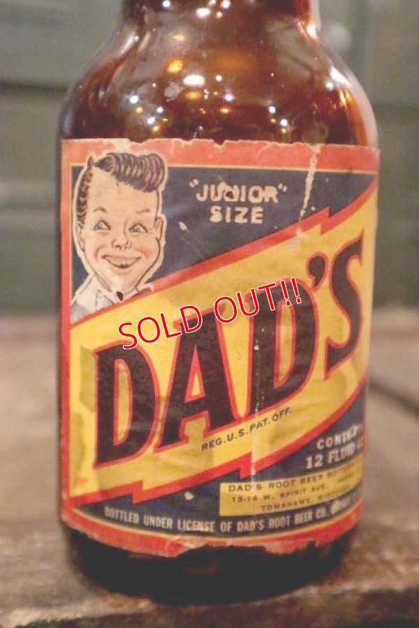 画像2: dp-180801-60 DAD'S ROOT BEER / 1950's Bottle "Junior Size"