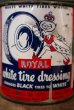 画像2: dp-180801-40 Royal / 1940's-1950's White Tire Dressing Can (2)