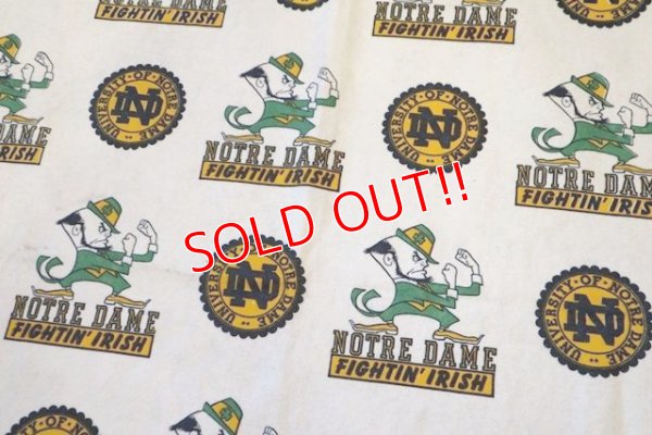 画像1: dp-180801-110 University of Notre Dame / Fighting Irish Blanket