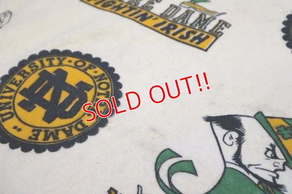 画像6: dp-180801-110 University of Notre Dame / Fighting Irish Blanket