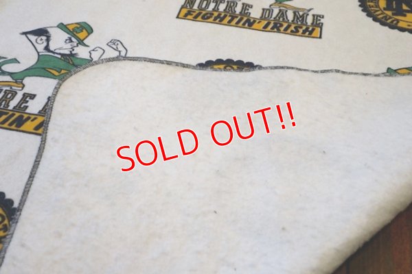 画像7: dp-180801-110 University of Notre Dame / Fighting Irish Blanket