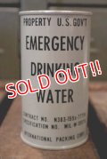 dp-180801-41 Emergency Drinking Water / 1950's Can