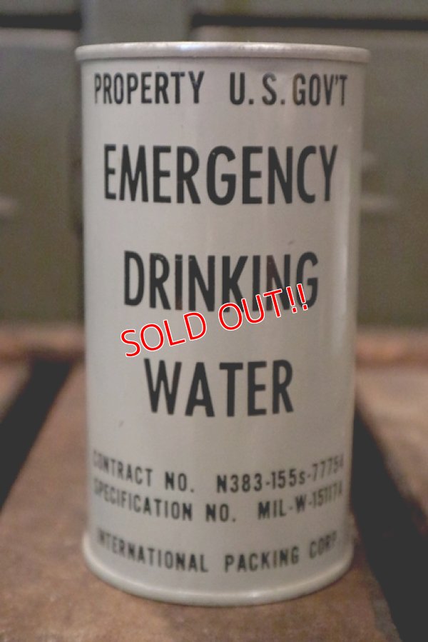 画像1: dp-180801-41 Emergency Drinking Water / 1950's Can
