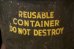 画像2: dp-180801-47 U.S.ARMY / Industrial Metal Container  (2)