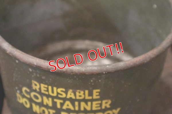 画像3: dp-180801-47 U.S.ARMY / Industrial Metal Container