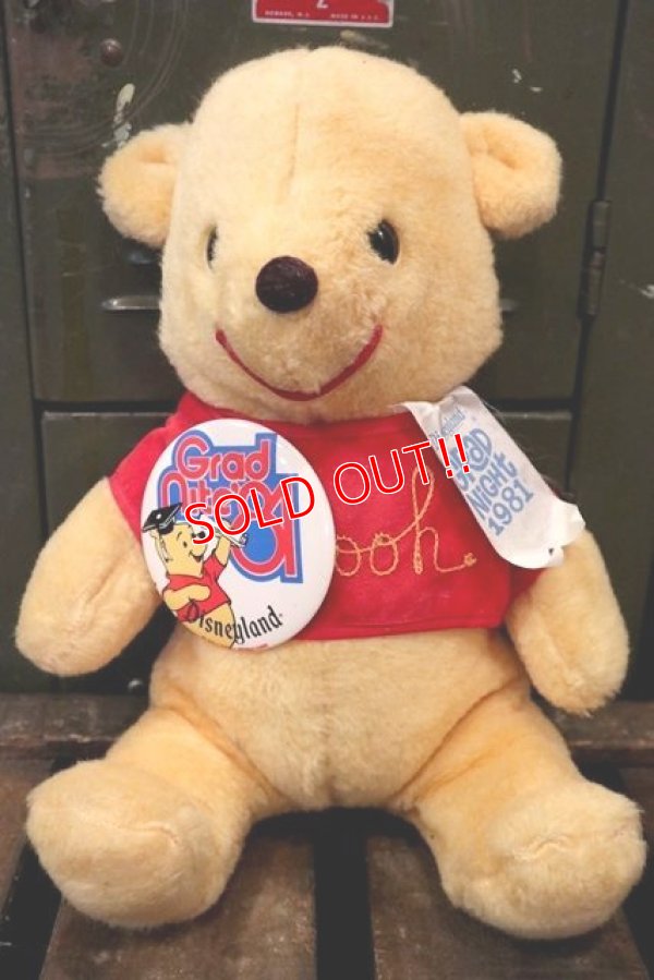 画像1: ct-180801-36 Winnie the Pooh / 1981 Grad Nite Plush Doll