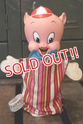 ct-180801-42 Porky Pig / Mattel 1964 Talking Puppet Doll