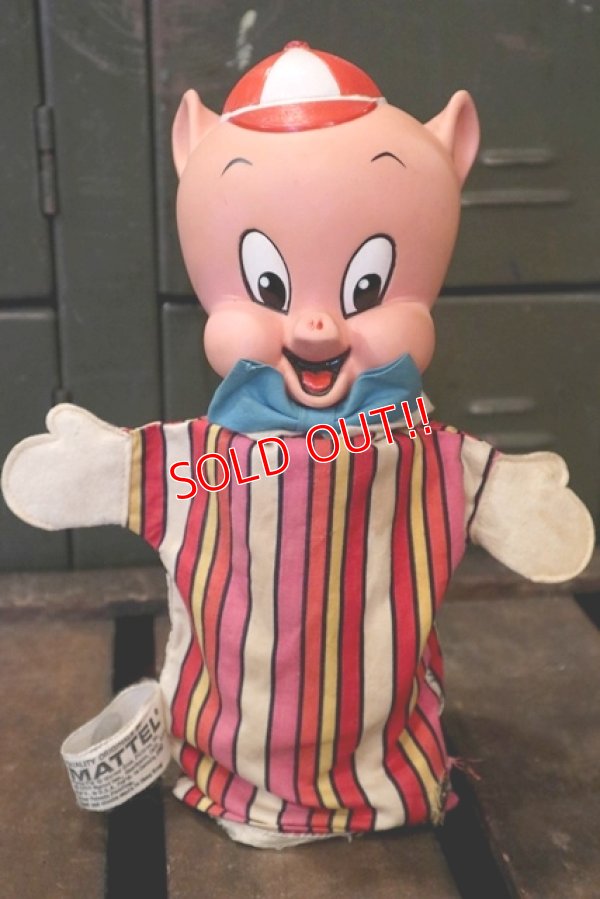 画像1: ct-180801-42 Porky Pig / Mattel 1964 Talking Puppet Doll