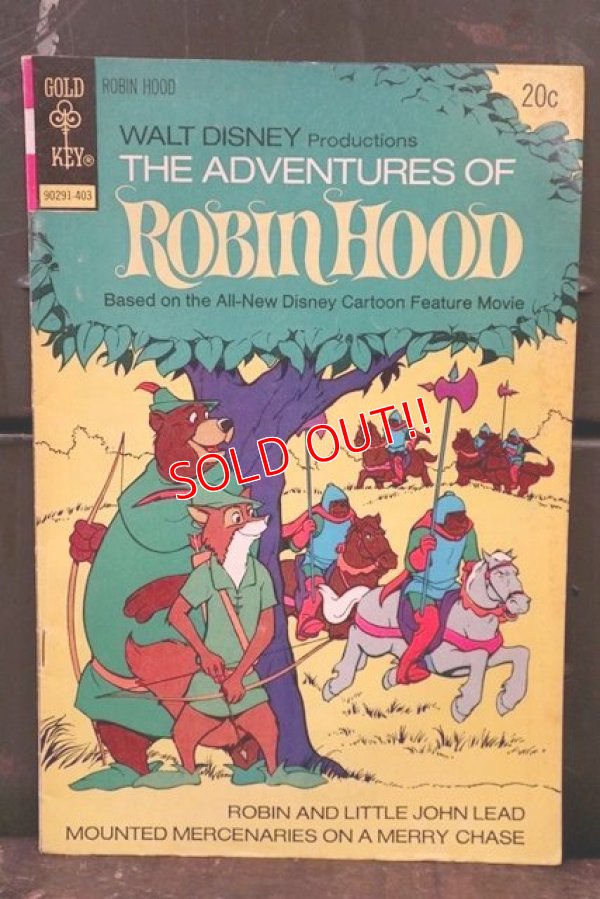 画像1: bk-180801-13 Robin Hood / Gold Key 1974 Comic
