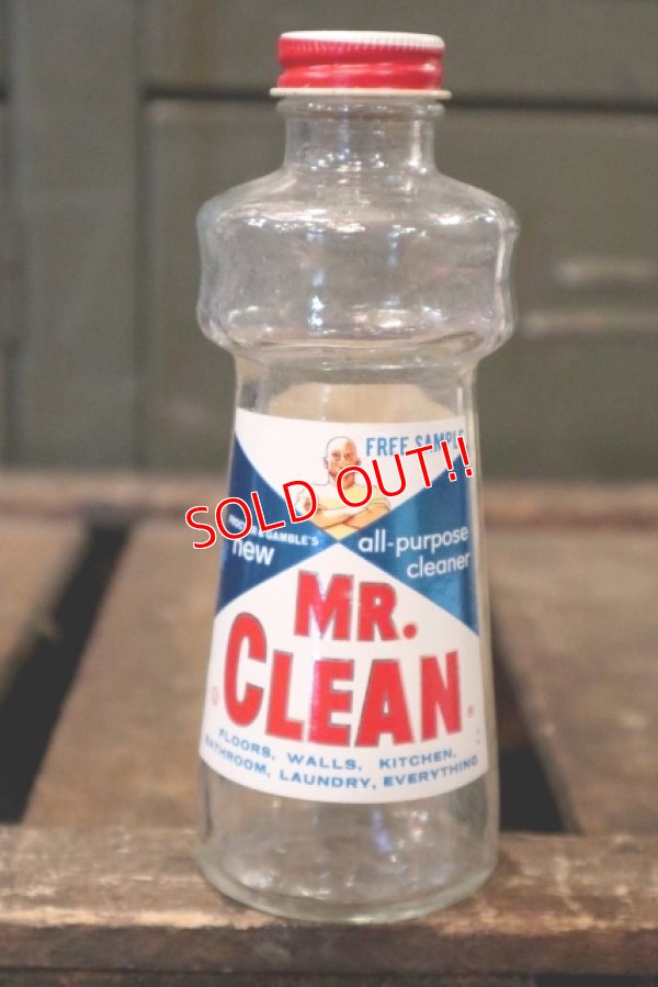 画像1: dp-180801-55 Mr.Clean / 1950's all-purpose Cleaner Bottle