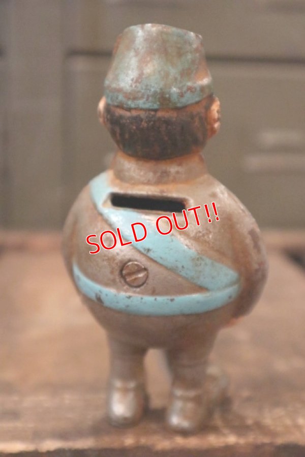 画像5: dp-180901-11 GIVE BILLY / 1920's-1930's Cast-Iron Coin Bank