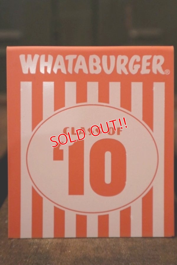 画像2: dp-180801-54 Whataburger / Class of 10 Plastic Sign