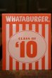 画像2: dp-180801-54 Whataburger / Class of 10 Plastic Sign (2)