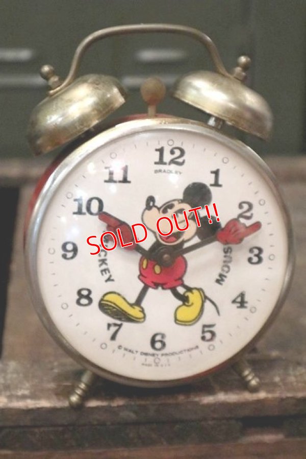 画像1: ct-180901-151 Mickey Mouse / BRADLEY 1960's Alarm Clock