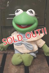 ct-180901-173 Baby Kermit / 1980's Rubber Head Plush Doll