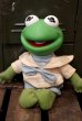 画像1: ct-180901-173 Baby Kermit / 1980's Rubber Head Plush Doll (1)