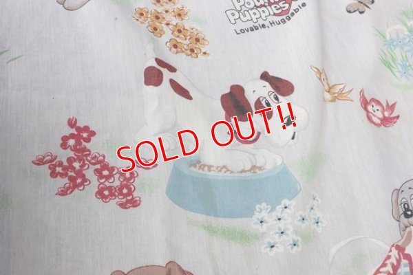 画像6: ct-180901-169 Pound Puppies / 1980's Flat Sheet (Twin)