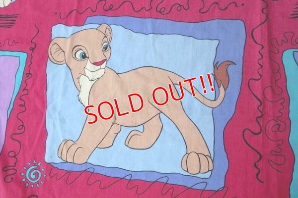 画像3: ct-180901-170 Lion King / 1990's Flat sheet (Twin)
