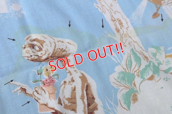 画像5: ct-180901-166 E.T. / 1980's Flat Sheet (Twin)