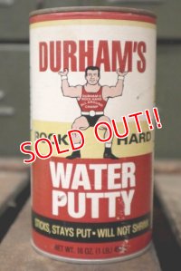 dp-180801-44 DURHAM'S / Vintage Water Putty Can