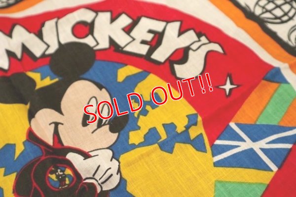 画像8: ct-180901-209 Mickey Mouse / 1990's Bandana