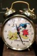 画像1: ct-180901-152 Mickey Mouse & Pluto / BRADLEY 1960's-1970's Alarm Clock (1)