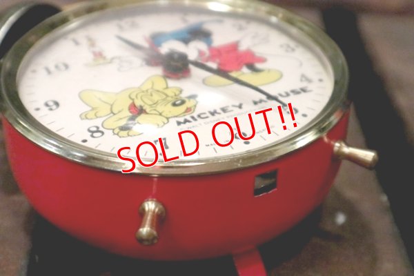 画像6: ct-180901-152 Mickey Mouse & Pluto / BRADLEY 1960's-1970's Alarm Clock