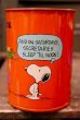 画像1: ct-180901-221 Snoopy / 1970's Tin Can (1)