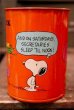画像1: ct-180901-221 Snoopy / 1970's Tin Can (1)
