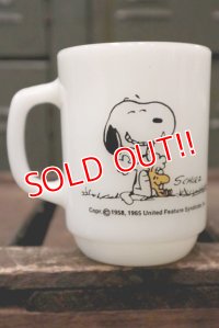 ct-180901-223 Snoopy / Anchor Hocking 1970's-1980's Good Day 9oz Mug