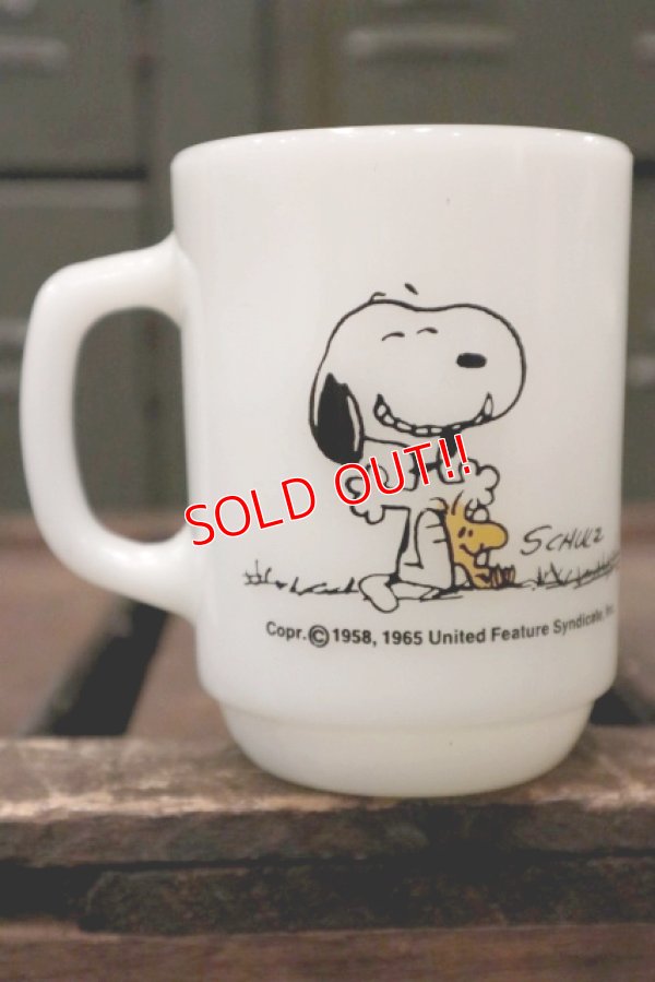 画像1: ct-180901-223 Snoopy / Anchor Hocking 1970's-1980's Good Day 9oz Mug